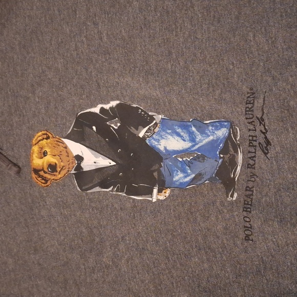 Tuxedo Polo Bear By Ralph Lauren Hoodie Mens Size Large Preppy Classic Casual - Picture 2 of 9
